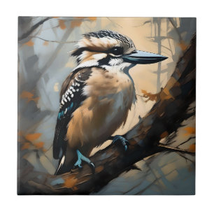 Azulejo Carcajada encantadora: Kookaburra en pintura al ac