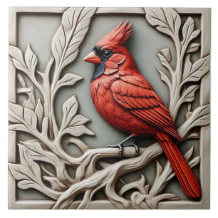 Azulejo Cardenal Norte - Tejido Cerámico De Artes Y Artesa