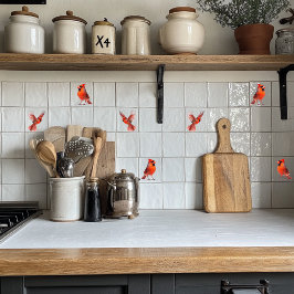 Azulejo Cardenal rojo