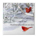 Azulejo cardenales del cielo<br><div class="desc">cardenales de azulejos cerámicos del cielo</div>
