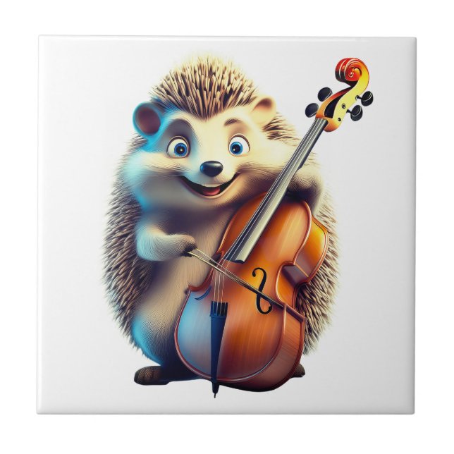 Azulejo Caricatura, Personalizado, Ilustracion A musical (Frente)