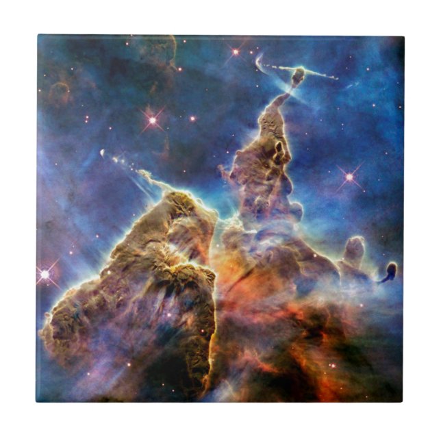 Azulejo Carina Nebula Mystic Mountain - Espacio ultraterre (Frente)