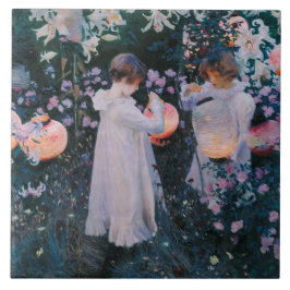Azulejo Carnación, Lily, Lily, Rosa (John Singer Sargent)