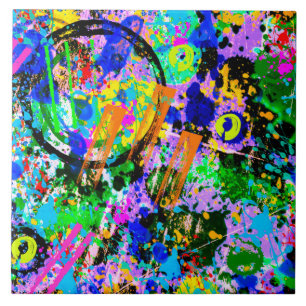 Azulejo Carnaval de graffiti 2