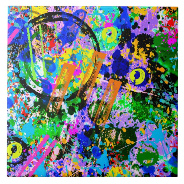 Azulejo Carnaval de graffiti 2 (Frente)