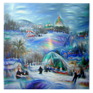 Azulejo Carnaval de invierno