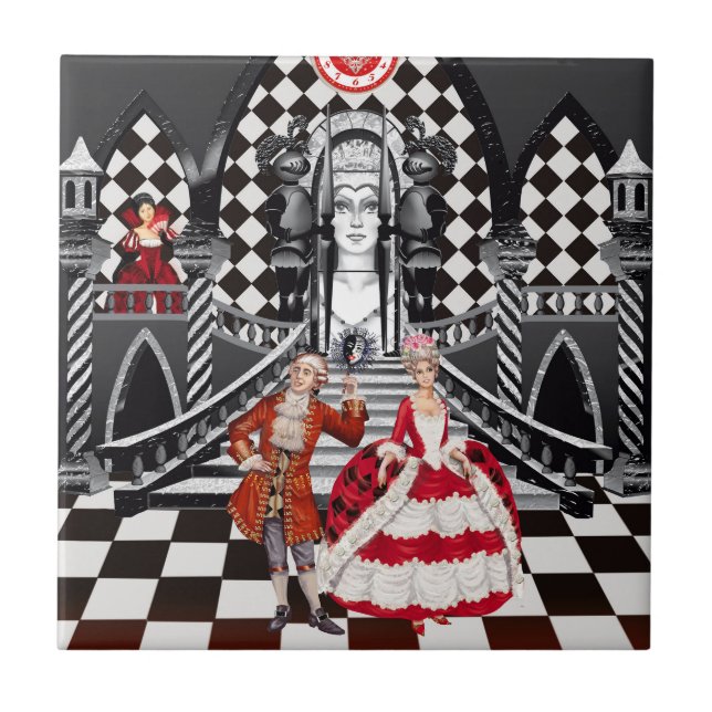 Azulejo Carnaval en una tierra mágica (Frente)