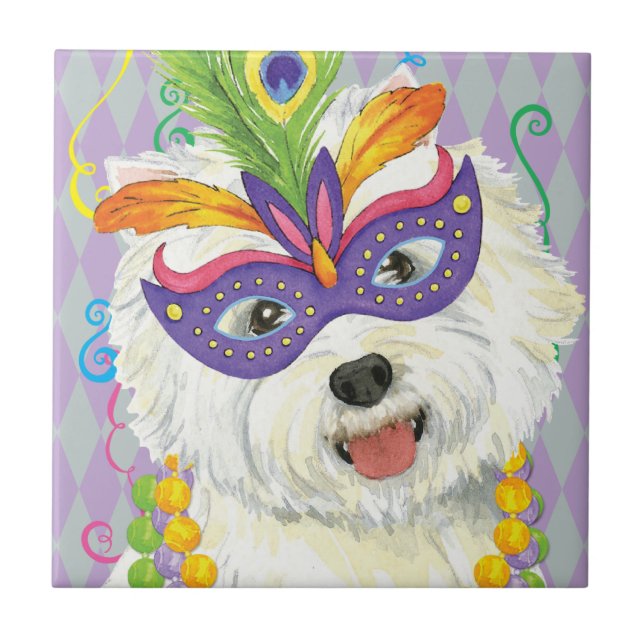 Azulejo Carnaval Westie (Frente)