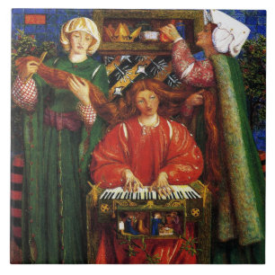 Azulejo Carol (Navidad) Navidades (Dante Gabriel Rossetti)