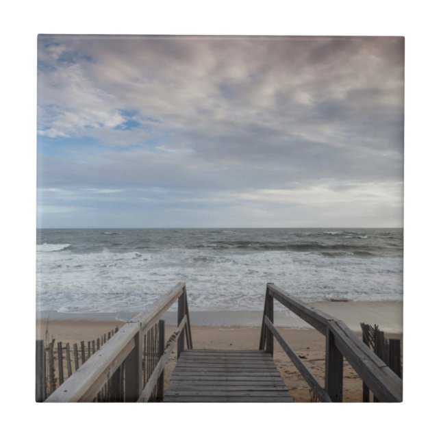 Azulejo Carolina del Norte, Outer Banks National Seashore  (Frente)