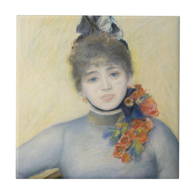 Azulejo Caroline Remy ("Severine"), c.1885 (Frente)