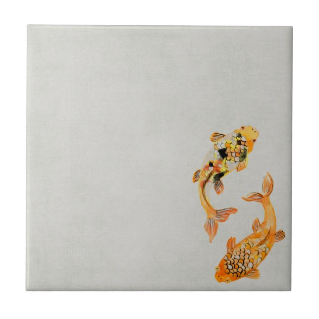Azulejo Carpa de Koi (Frente)