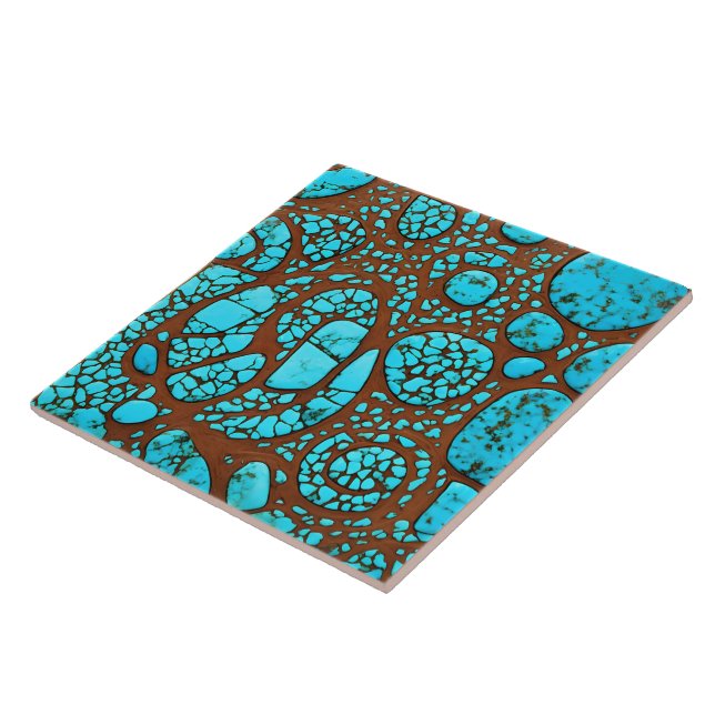 Azulejo Carreaux avec motifs de turquoise (Lado)