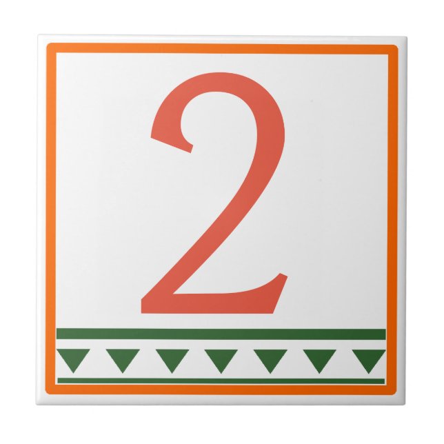 Azulejo Cartas y números de Rótulos de la Casa Roja Italia (Frente)