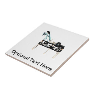 Azulejo Cartel de bienvenida de Coober Pedy Opal Mining Tr