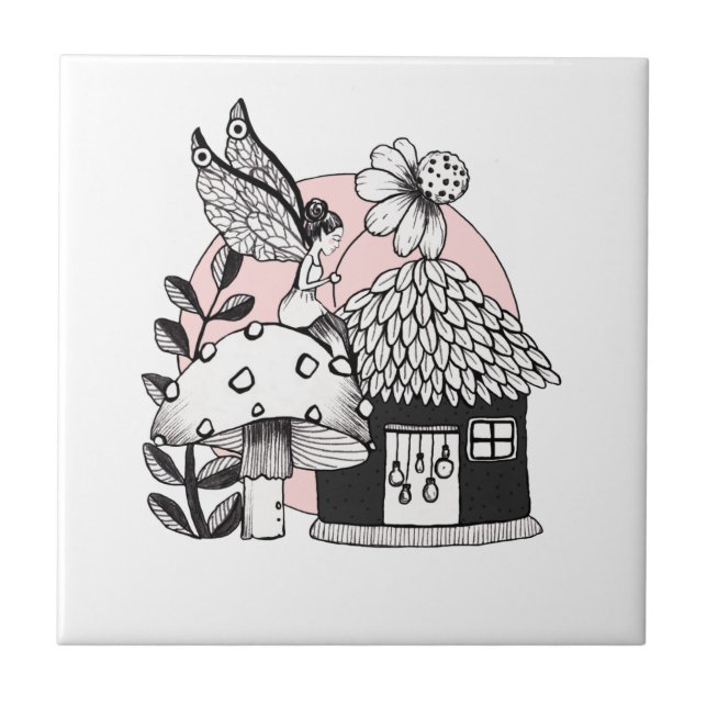 Azulejo Casa De Hadas Y De Hadas Encantadas (Frente)