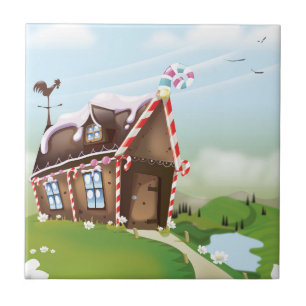Azulejo Casa de pan de jengibre