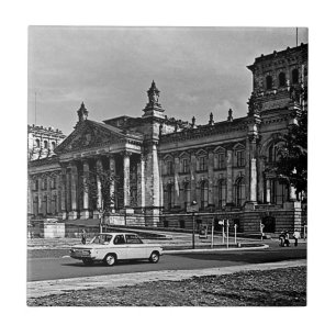 Azulejo Casa del parlamento del Reichstag de Berlín antigu
