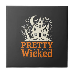 Azulejo Casa Embrujada de Halloween Pretty Wicked_1