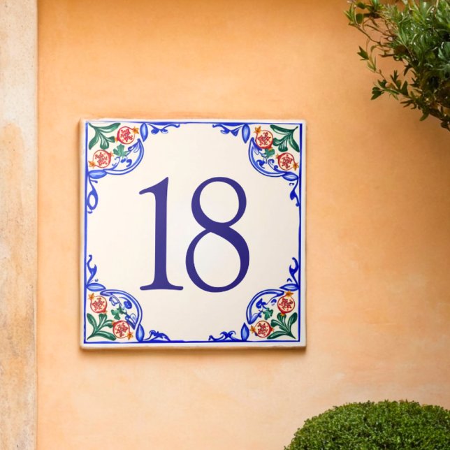 Azulejo Casa Mediterránea Personalizada Número – Granada (Subido por el creador)