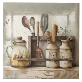 Azulejo Casa rural Rústica Utensils Cocina Cerámica Tile