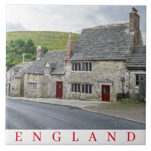 Azulejo Casas de piedra en Inglaterra de cerámica