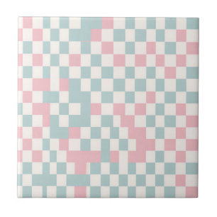 Azulejo Casas rústicas de Cottagecore de Buffalo Plaid Pas