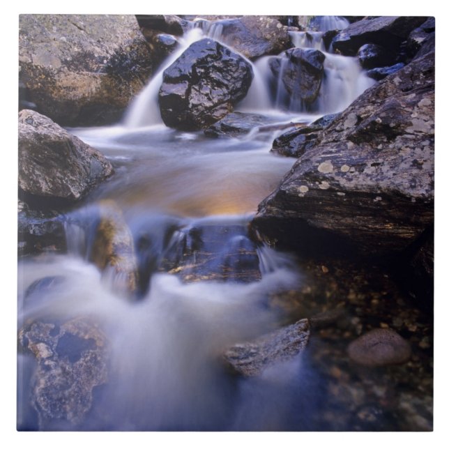 Azulejo Cascada Fish Creek cerca de Steamboat Springs Colo (Frente)
