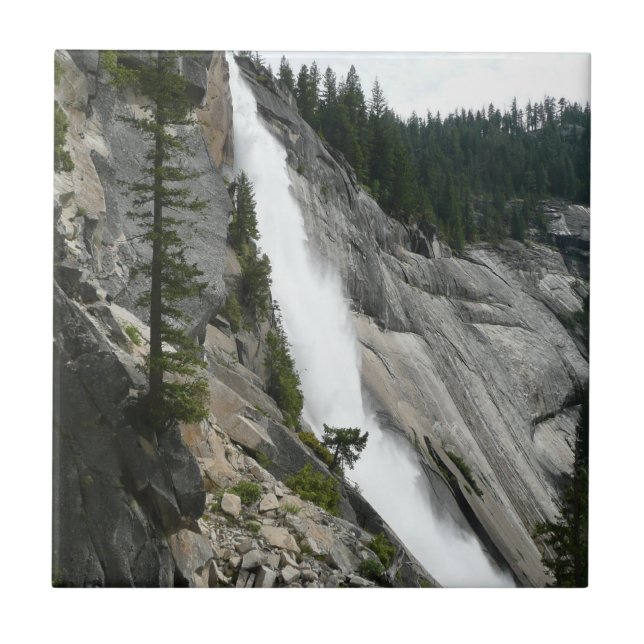 Azulejo Cascada Nevada en el Parque Nacional Yosemite (Frente)