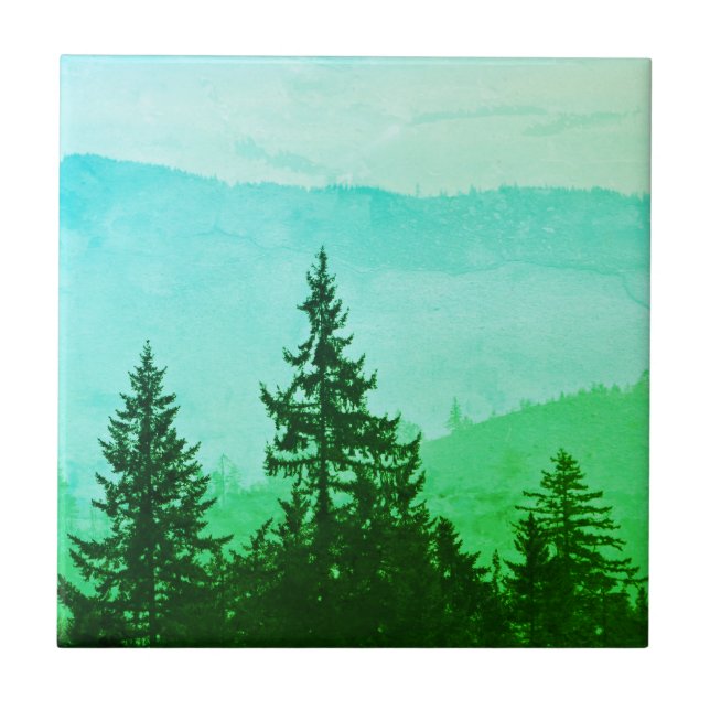 Azulejo Cascadia verde (Frente)