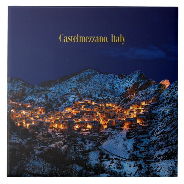 Azulejo Castelmezzano, Italia (Frente)