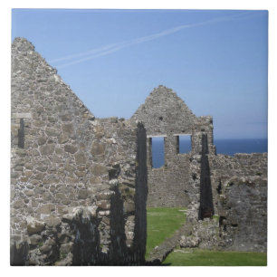 Azulejo Castillo de Dunluce cerca de Bushmills y Portrush,