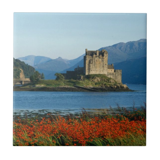 Azulejo Castillo de Eilean Donan, Tierras Altas, Escocia 3 (Frente)
