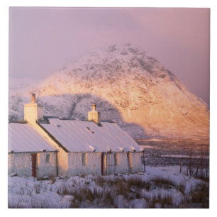 Azulejo Castillo de Roca Negra, Glencoe, Tierras Altas, Es