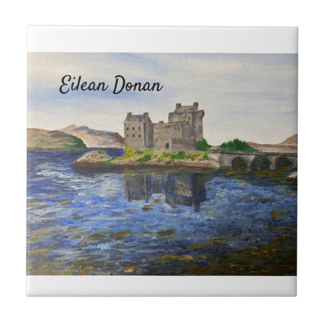 Azulejo Castillo Eilean Donan (Frente)