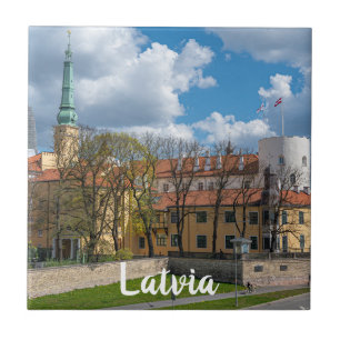Azulejo Castillo Riga en Riga, Letonia