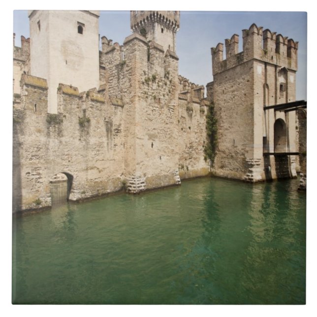 Azulejo Castillo Scaligeri, Sirmione, Provincia de Brescia (Frente)