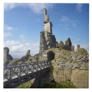 Azulejo Castillo Sinclair Girnigoe, Wick, Caithness,