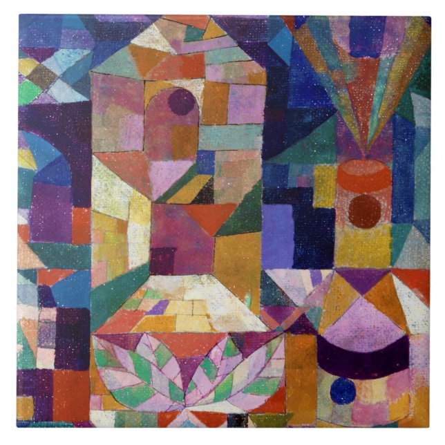 Azulejo Castle Garden, Paul Klee (Frente)