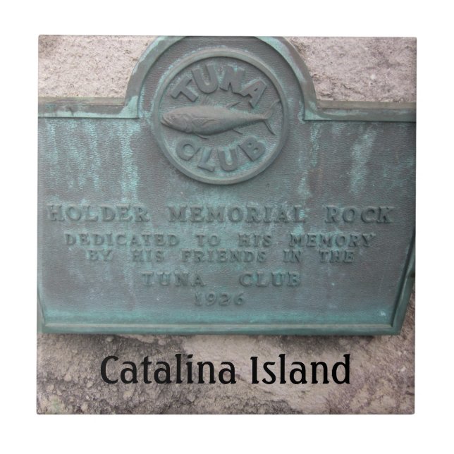 AZULEJO CATALINA ISLAND CERAMIC TILE CATALINA TUNA CLUB (Frente)