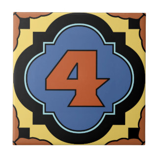 Azulejo Catalina Número de dirección de la isla 4