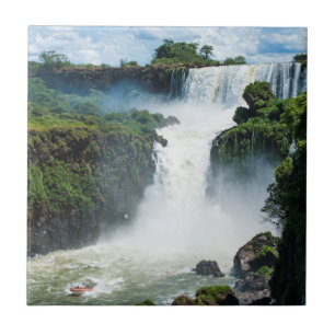 Azulejo Cataratas del Iguazú rodeadas de selva