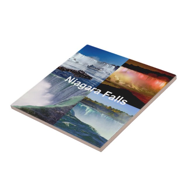 Azulejo Cataratas del Niágara Vistas Fotográficas de Nueva (Lado)