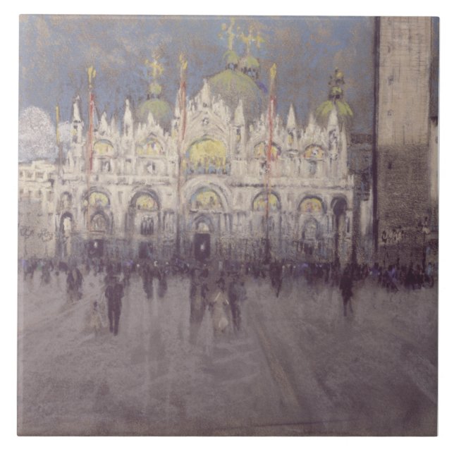 Azulejo Catedral basílica de San Marcos (Frente)