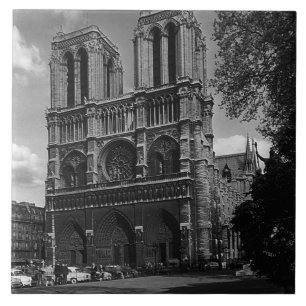 Azulejo Catedral de Notre Dame París Francia Vintage