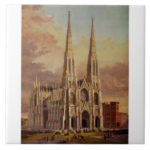 Azulejo Catedral de San Patricio en Midtown Manhattan