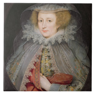 Azulejo Catherine Killigrew, señora Jermyn, 1614 (aceite
