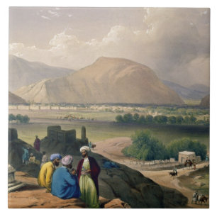 Azulejo Caubul, de una tierra de entierro en la montaña