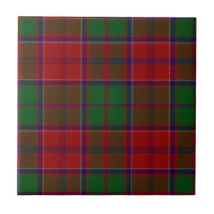 Azulejo Caza de clan Grant Tartán Plaid
