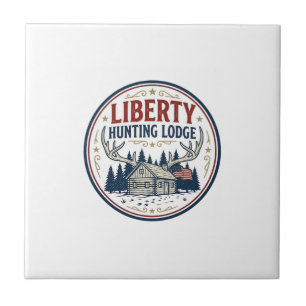 Azulejo Caza de la libertad Lodge Patriótico Patriótico Ca